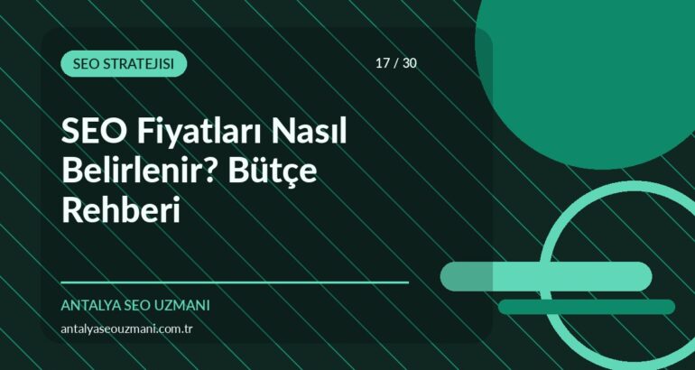 SEO fiyatları nasıl belirlenir