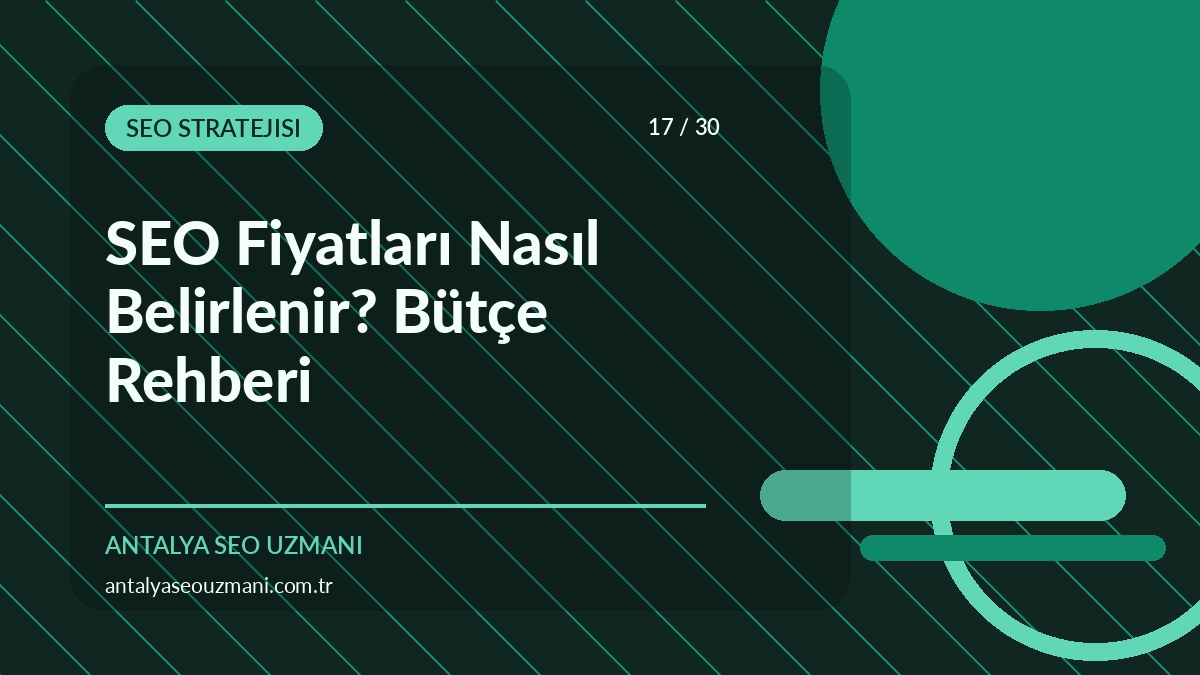 SEO fiyatları nasıl belirlenir